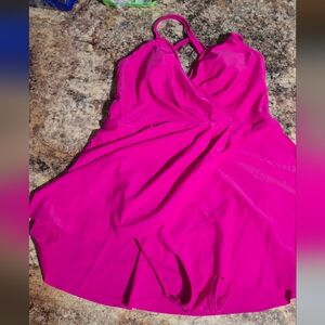 Cupshe 1 Piece Swimsuit With Skirt Attached